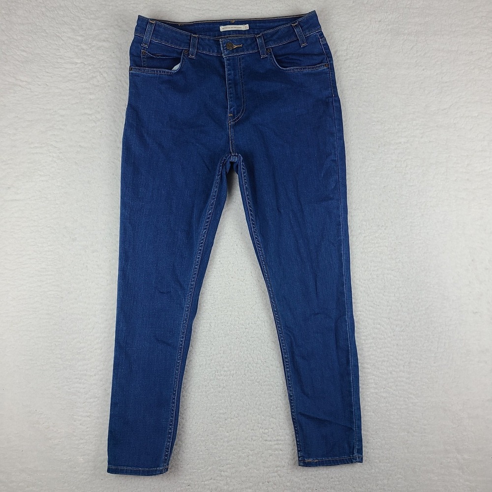 Levi's 721 Jeans Womens 31 Blue Vintage High‎ Rise Skinny Medium Wash Denim